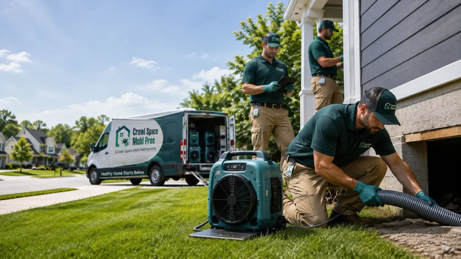 Crawl Space Mold Removal in Lincoln, IL